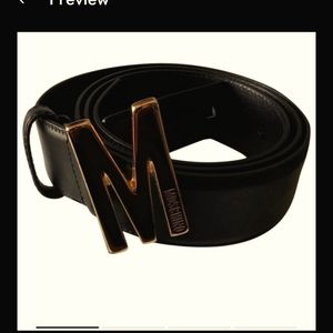 Moschino M Logo Belt!!!